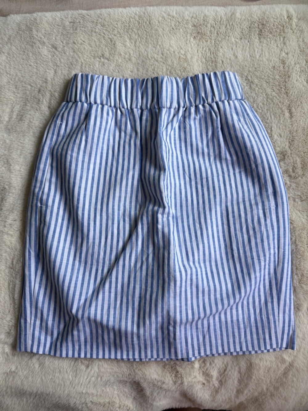 J. Crew Cotton/Linen Blend Skirt